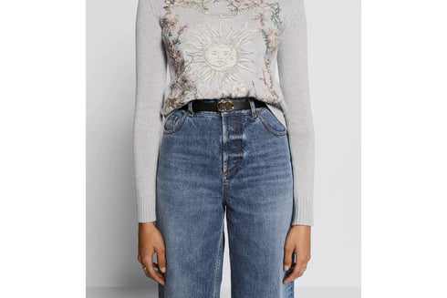 Dior C'est Dior Belt Black Smooth Calfskin, 20 MM