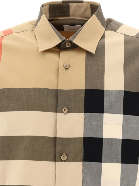 Burberry Checked Button-Up Shirt