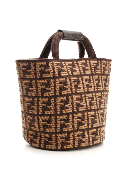 Fendi FF Monogrammed Shopping Bag