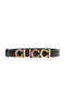Gucci Logo Lettering Plaque Buckle Belt