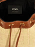 Fendi Mon Tresor Natural straw mini-bag with FF embroidery
