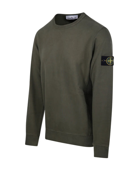 Stone Island Compass Patch Crewneck Sweatshirt