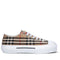 Burberry Checked Lace-Up Sneakers