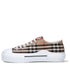 Burberry Checked Lace-Up Sneakers