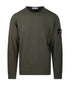 Stone Island Compass Patch Crewneck Sweatshirt