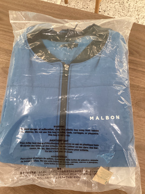 Malbon golf tackle padded vest pacific blue