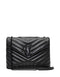 Saint Laurent Medium Loulou Quilted Shoulder Bag 'Black'