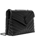 Saint Laurent Medium Loulou Quilted Shoulder Bag 'Black'