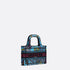 Dior Mini Dior Book Tote Celestial Blue Multicolor Toile De Jouy Voyage Embroidery