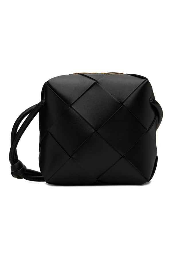 BOTTEGA VENETA Black Mini Cassette Camera Bag