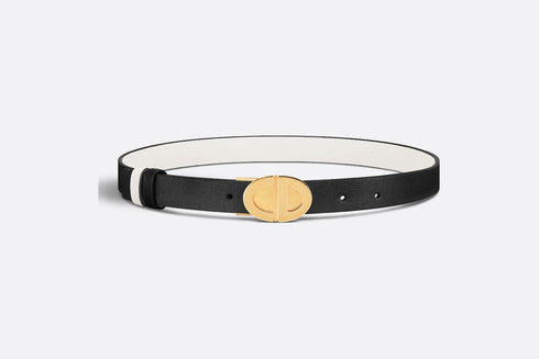 Dior Forever Reversible Belt 'Black Latte'