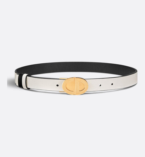Dior Forever Reversible Belt 'Black Latte'