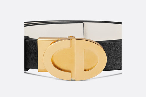 Dior Forever Reversible Belt 'Black Latte'