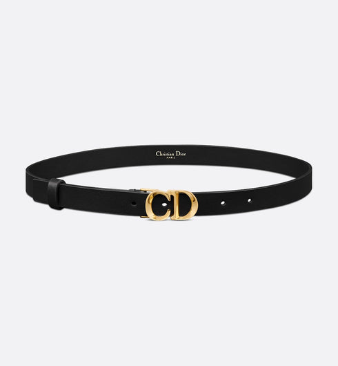 Dior C'est Dior Belt Black Smooth Calfskin, 20 MM
