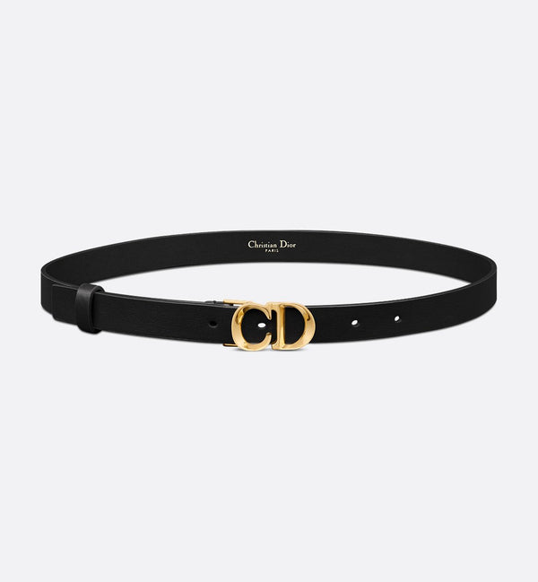 Dior C'est Dior Belt Black Smooth Calfskin, 20 MM