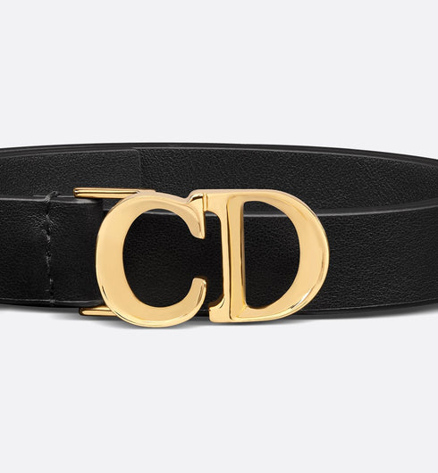 Dior C'est Dior Belt Black Smooth Calfskin, 20 MM