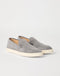 Brunello cucinelli chevron effect suede loafers