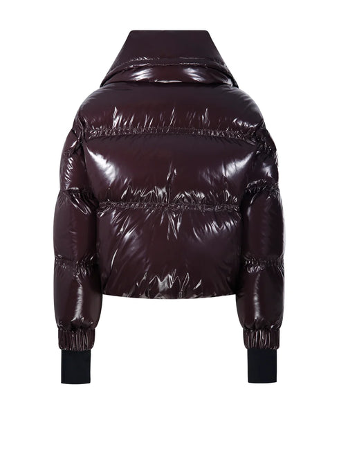 Moncler Grenoble Cluses High-Shine Bomber Jacket