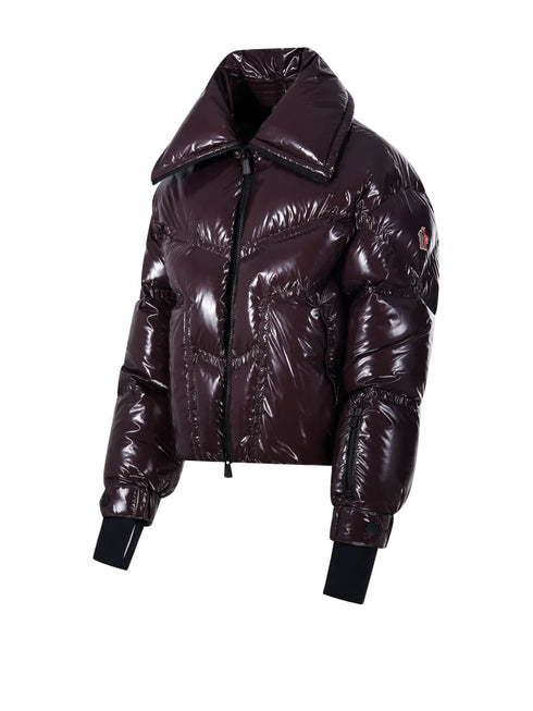 Moncler Grenoble Cluses High-Shine Bomber Jacket