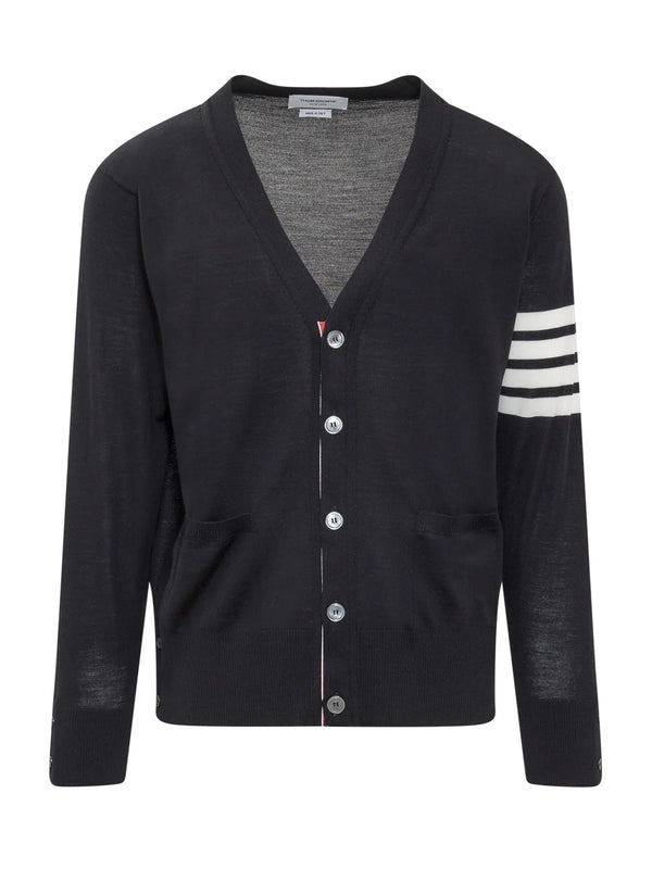 Thom Browne 4-Bar Buttoned Cardigan