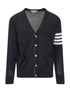 Thom Browne 4-Bar Buttoned Cardigan