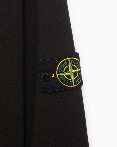 Stone island diagonal fleece old effect crew neck sweatshirt