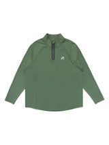 Malbon Performance Raglan Quarter Zip - Forest