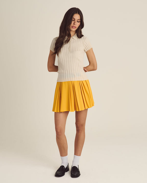 Malbon ELEA RIB KNIT POLO