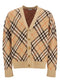 Burberry Cardigan Beige Mens Knitwear