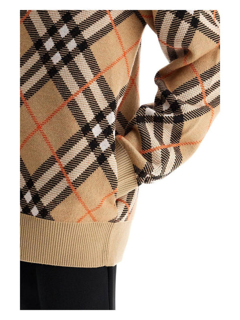 Burberry Cardigan Beige Mens Knitwear