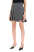Thom Browne WOOL PLEATED MINI SKIRT