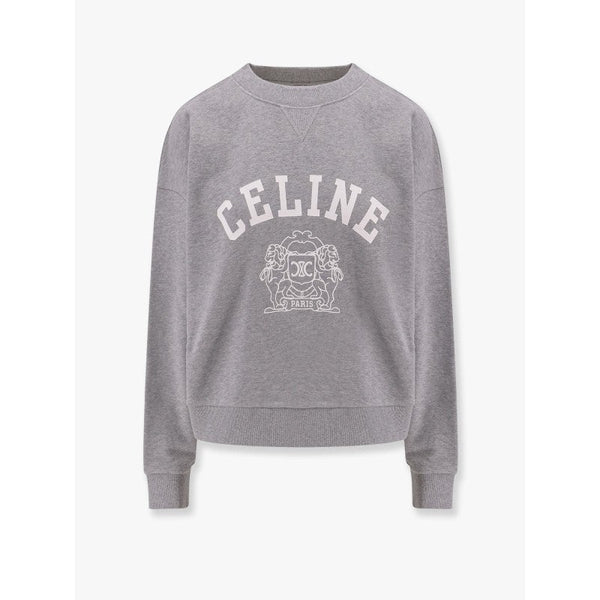 Celine BLASON OVERSIZE SWEATSHIRT IN COTTON FLEECE