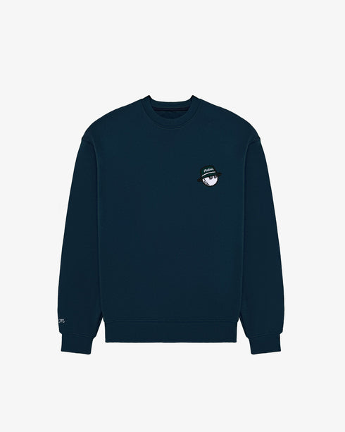 Malbon RANGE COOPER SWEATSHIRT Navy