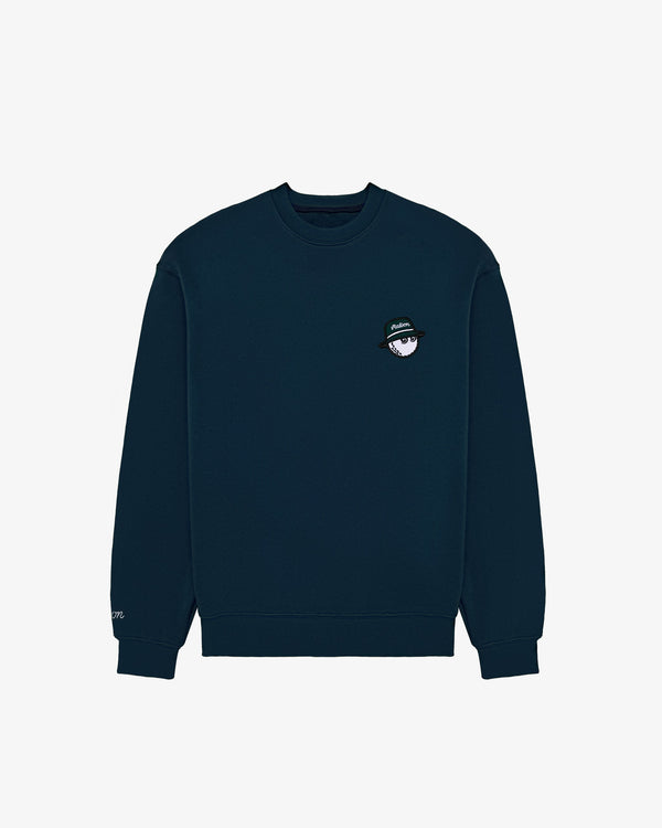 Malbon RANGE COOPER SWEATSHIRT Navy