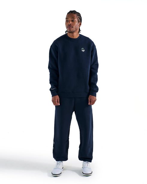 Malbon RANGE COOPER SWEATSHIRT Navy