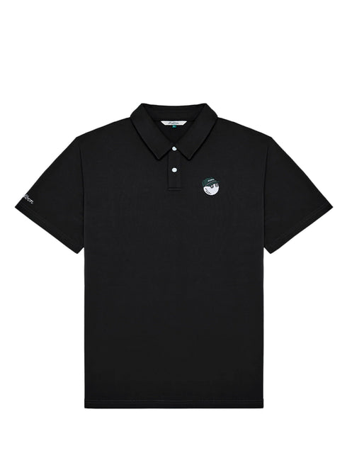 Malbon Fairway Baldwin Polo - Black