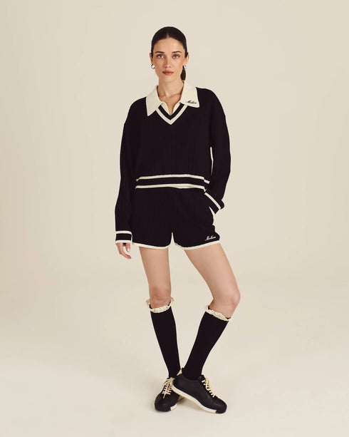 Malbon WILLOW SHORT - BLACK