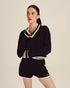 Malbon WILLOW SWEATER - BLACK