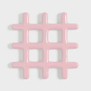 Klevering Trivet grid pink