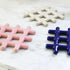 Klevering Trivet grid pink