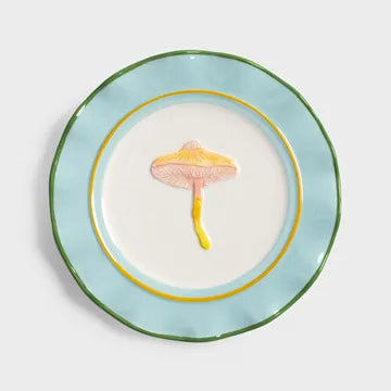 Klevering Plate magic mushroom set of 4