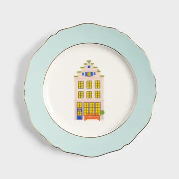 Klevering Plate magic mushroom set of 4