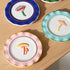 Klevering Plate magic mushroom set of 4