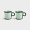 Klevering Mug loop large green set of 2