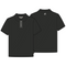 Malbon BLOCK PLACKET POLO - BLACK