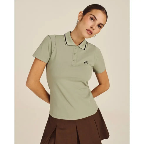 Malbon EVERGREEN PALOMA POLO - SEA SPRAY