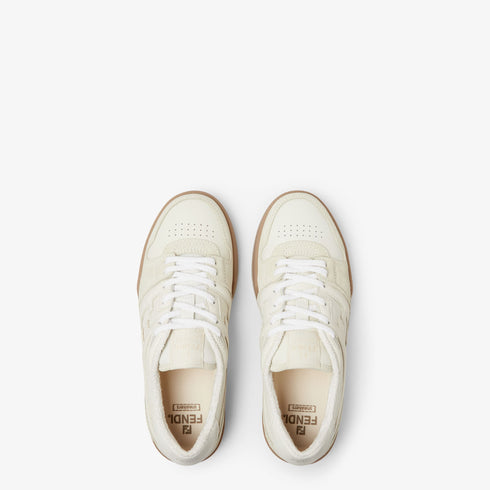 Fendi Match Sneakers
White suede low tops