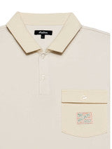 Malbon Jovis Solid Polo - Ivory