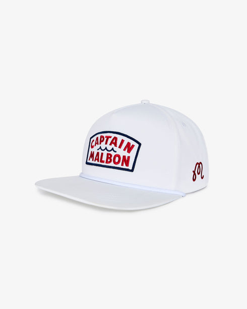 Malbon CAPTAIN MALBON ROPE HAT white