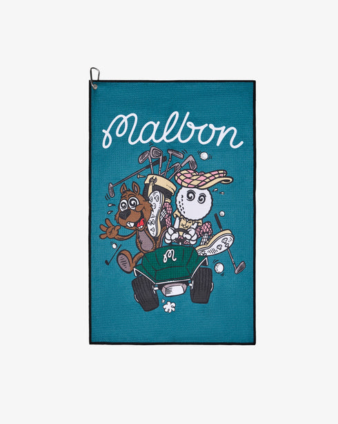 Malbon TWO MAN SCRAMBLE GOLF TOWEL